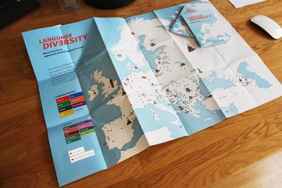 Printed folded map, 4/4, German
